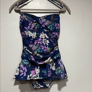 Elegant Floral One Piece Swimsuit